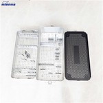 Scatola di sterilizzazione per custodia per endoscopio per strumenti medici per ortopedia della colonna vertebrale con materiale in acciaio inossidabile