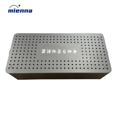 Scatola di sterilizzazione in acciaio inossidabile per strumenti medici